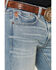 Image #2 - Moonshine Spirit&reg; Men's Maverick Medium Wash Slim Bootcut Stretch Denim Jeans, Medium Wash, hi-res