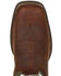 Image #6 - Durango Men's USA Western Performance Boots - Square Toe, Brown, hi-res