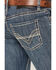 Image #4 - Rock & Roll Denim Men's Pistol Dark Wash Straight Stretch Denim Jeans, Dark Wash, hi-res