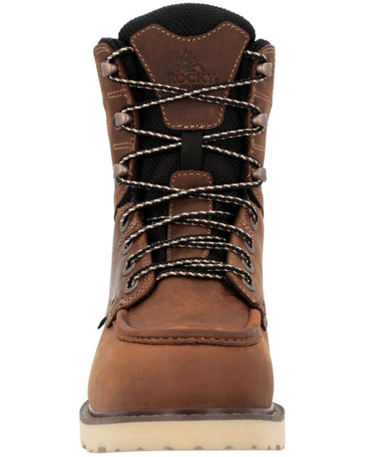 Image #4 - Rocky Men's Grindstone XTR Waterproof Moc Work Boots - Composite Toe, Brown, hi-res