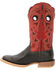 Image #3 - Durango Women's Lady Rebel Pro Crimson Performance Western Boot - Broad Square Toe, Black/red, hi-res