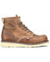 Image #2 - Carolina Men's AMP 6" Roughout Moc Work Boots - Steel Toe, Brown, hi-res