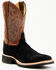 Image #1 - Justin Men's Alamo Roughout Performance Western Boots - Broad Square Toe, Black, hi-res