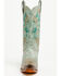 Image #4 - Corral Women's Floral Embroidered Tall Western Boots - Snit Toe, Mint, hi-res