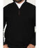 Image #3 - Cody James Black 1978&reg; Men's Parker Solid 1/4 Zip Pullover Sweater, Black, hi-res