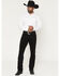Image #1 - Cody James Black 1978&reg; Men's Lawson Wash Tyler Slim Straight Stretch Denim Jeans, Black, hi-res