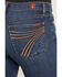 Image #4 - 7 For All Mankind Women's Tailorless Dojo Slim Trouser Stretch Denim Jeans, Dark Wash, hi-res