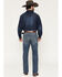 Image #3 - Cinch Men's Ian Medium Wash Slim Bootcut Stretch Denim Jeans, Medium Wash, hi-res