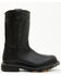 Image #2 - Hawx Men's 11" Industrial Wellington Work Boots - Composite Toe, Black, hi-res