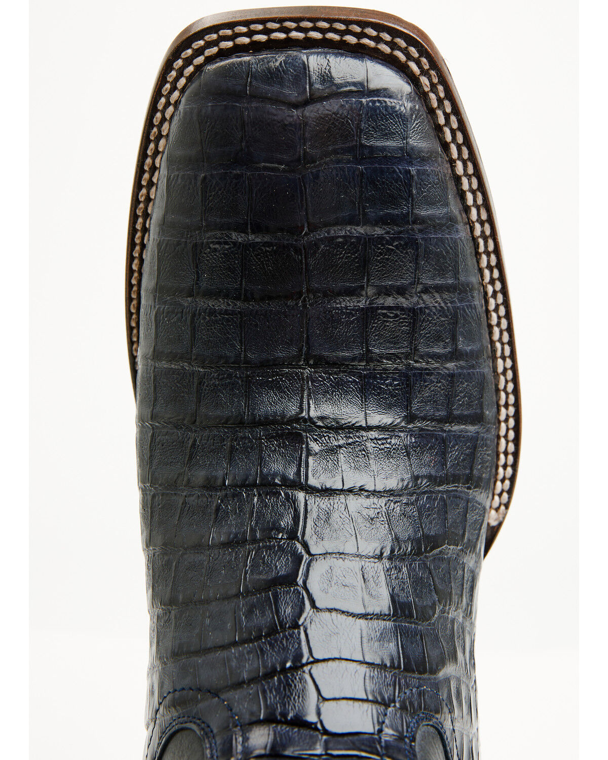 Image #6 - Cody James Black 1978&reg; Men's The Hayward Exotic Caiman Western Boots - Broad Square Toe, Navy, hi-res