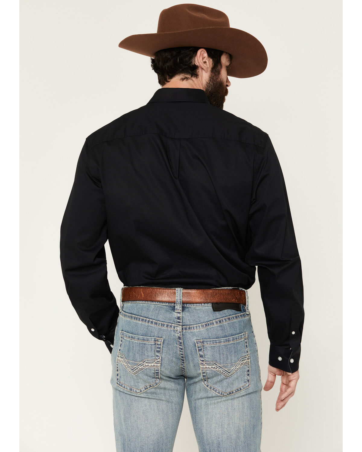 Image #3 - Rock & Roll Denim Men's Pistol Light Wash Bootcut Stretch Denim Jeans, Light Wash, hi-res