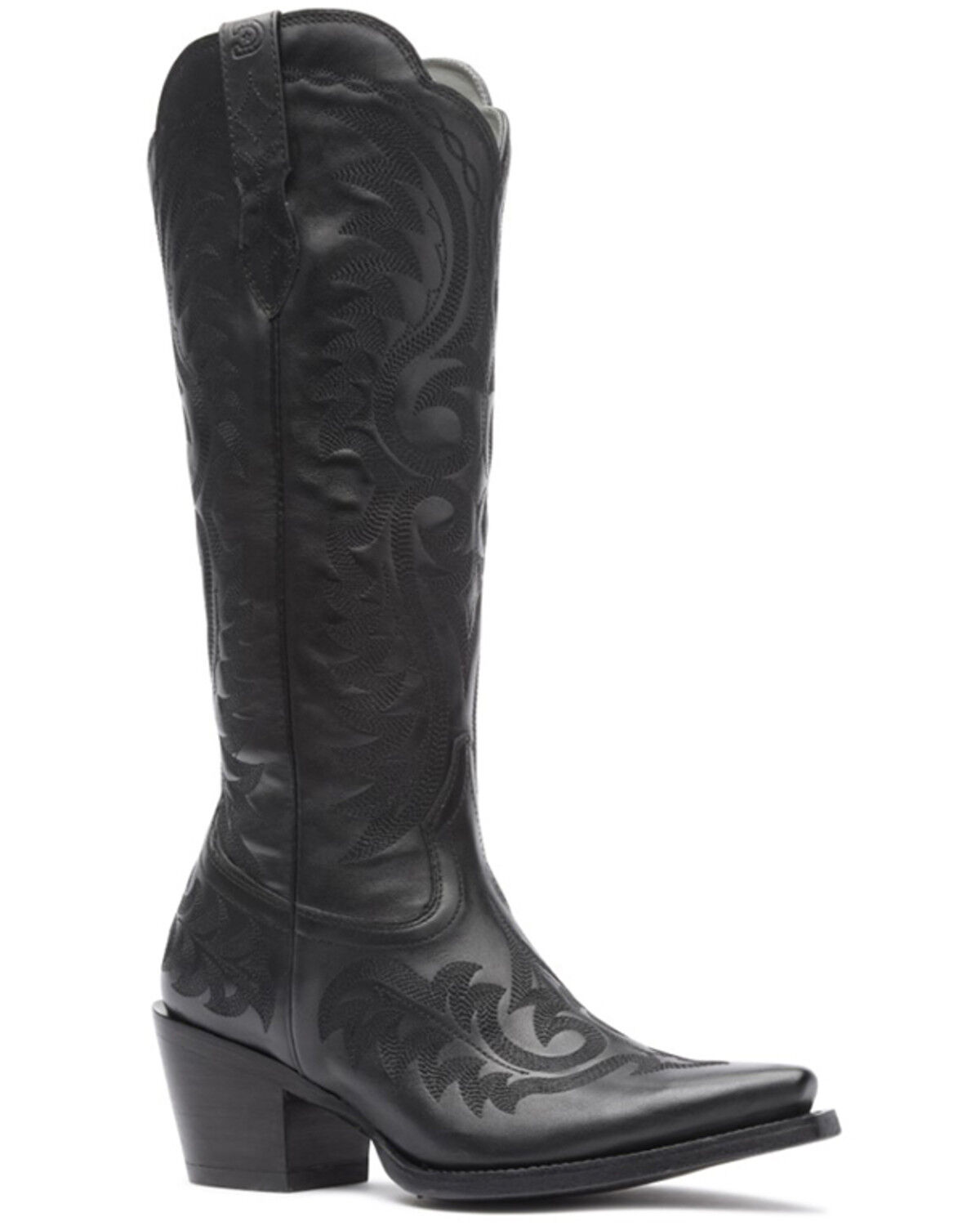 Image #1 - Durango Women's Crush&trade; Tall Western Boots - Snip Toe, Black, hi-res