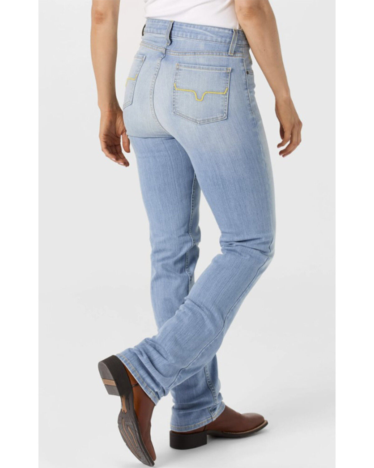Image #2 - Kimes Ranch Women's Sarah Light Wash High Rise Slim Bootcut Jeans, Light Wash, hi-res