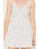 Image #3 - Ash & Violet Women's Polka Dot Sleeveless Mini Dress, White, hi-res