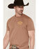 Image #3 - Sendero Provisions Men's Cowpoke Short Sleeve Graphic T-Shirt, Lt Brown, hi-res