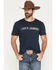 Image #2 - Cody James Men's Desert Flag Patriotic Short Sleeve Graphic T-Shirt, Navy, hi-res