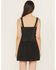 Image #4 - Levi's Women's Sculpted Prize Fight Sleeveless Denim Bustier Top, Black, hi-res