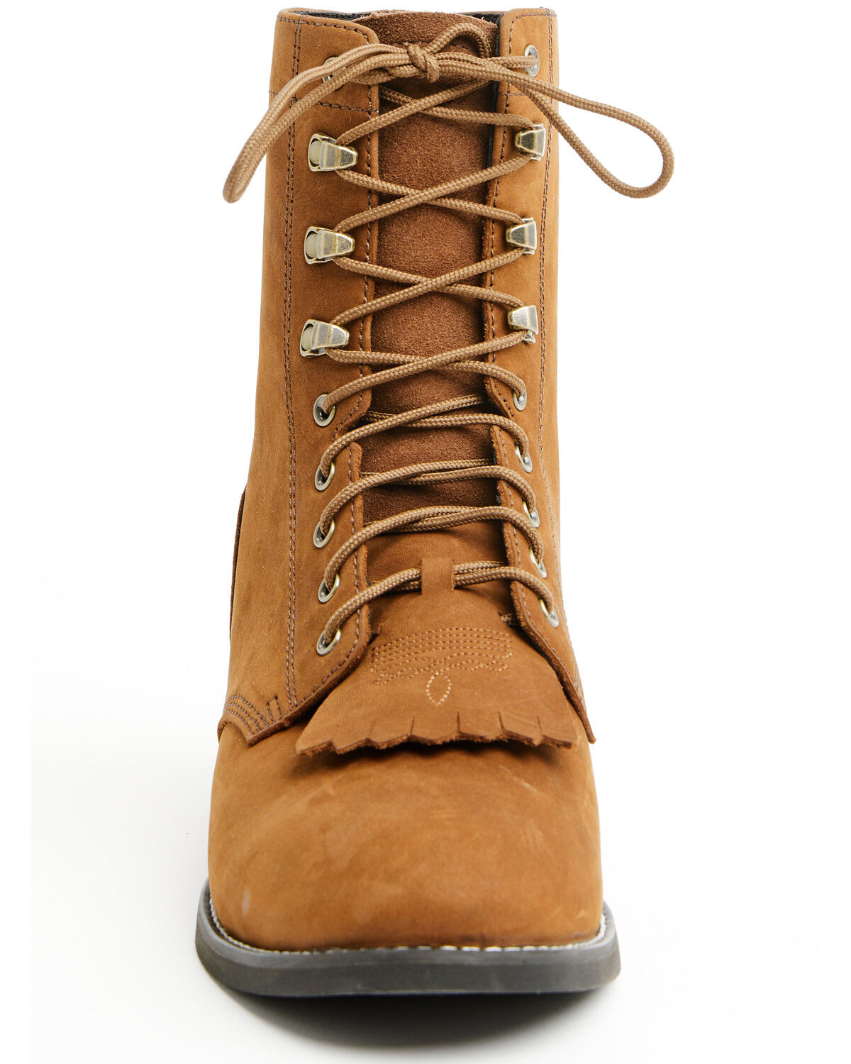 Image #4 - Cody James Men's 8" Highland Distressed Lace-Up Boots - Round Toe, Brown, hi-res
