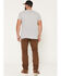 Image #3 - Strauss Men's E.S. Vintage Cargo Work Pants, Brown, hi-res