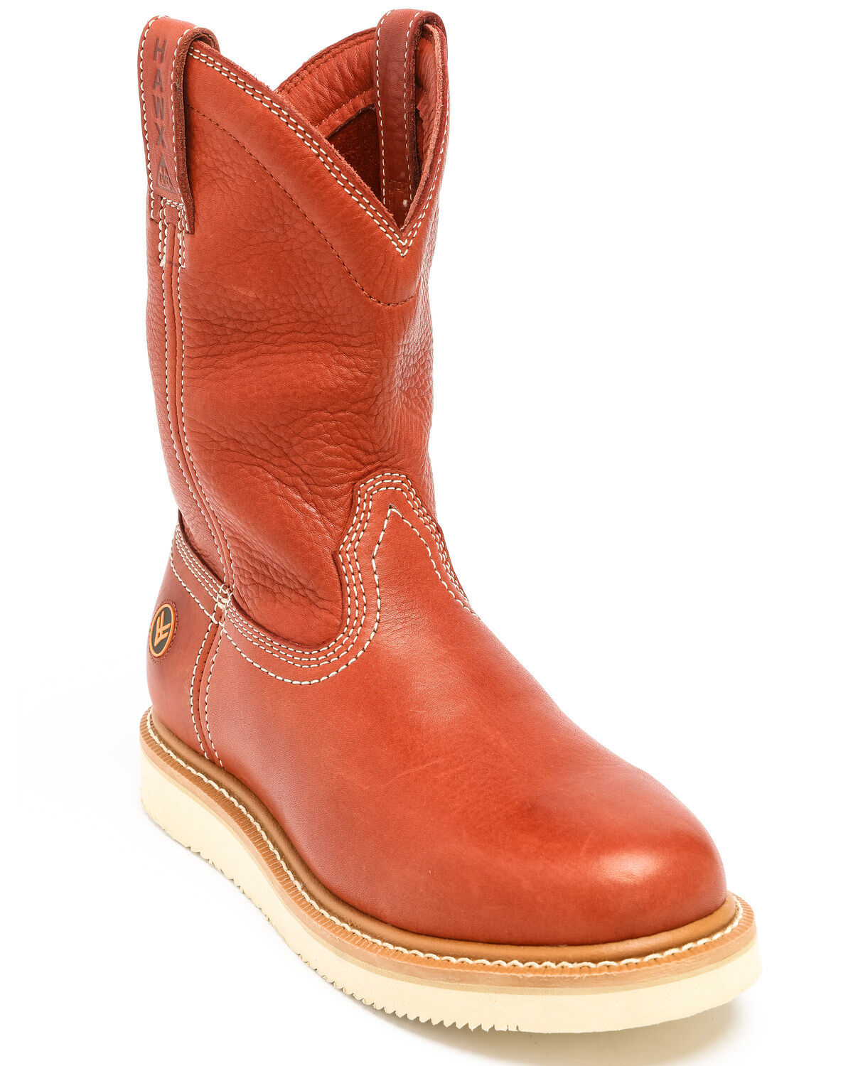 Hawx Men's 10" Grade Work Boots - Soft Toe, Red, hi-res