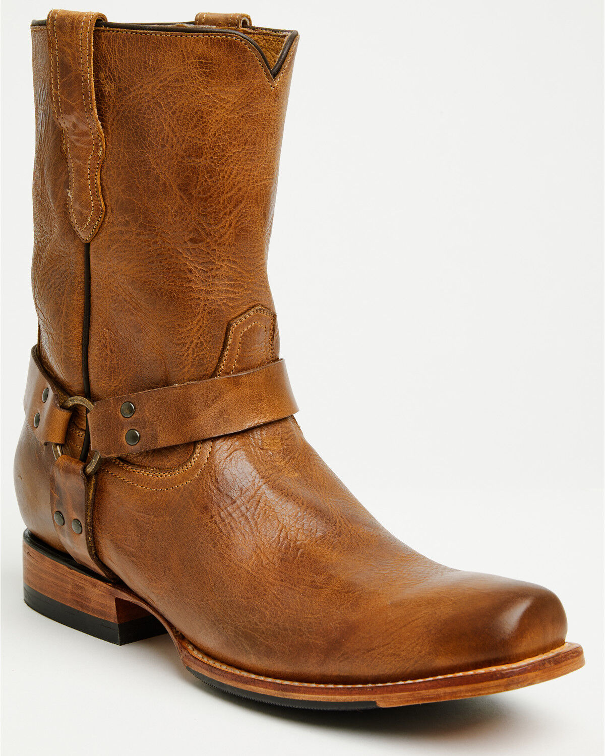 Image #1 - Moonshine Spirit&reg; Men's Jono Harness Boots - Square Toe, Cognac, hi-res