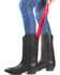 Image #1 - Boot Barn&reg; 18" Curved Boot Horn, Red, hi-res