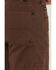Image #4 - Hawx Men's Axel Duck Double Front Carpenter Stretch Work Pants, Brown, hi-res