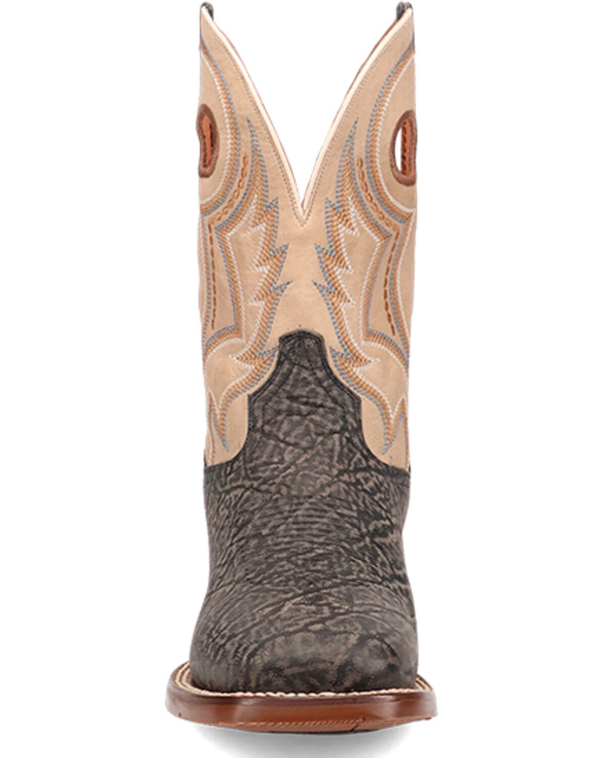 Image #4 - Dan Post Men's Elephant Print Performance Western Boots - Broad Square Toe, Black, hi-res