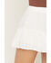 Image #2 - Angie Women's Eyelet Mini Skort, White, hi-res