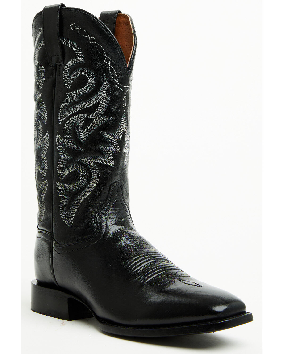 Dan Post Men's Remington Tall Western Boots - Square Toe, Black, hi-res