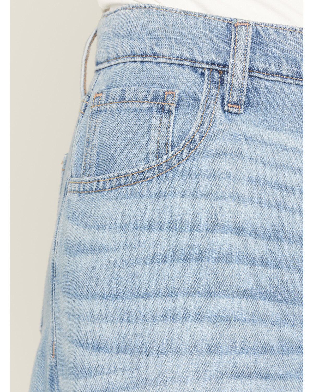 Image #2 - Ariat Women's Calamity Light Wash Ultra High Rise Wide Stretch Denim Jeans, Medium Wash, hi-res