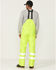 Image #4 - Forge Workwear Men's FR Hi-Vis Rain Bib Work Overalls, Yellow, hi-res