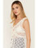 Image #5 - Cleo + Wolf Women's Daisey Lace Ruffle Kimono, Cream, hi-res