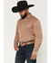 Image #2 - Cody James Black 1978&reg; Men's Lawman Solid Long Sleeve Button-Down Western Shirt, Lt Brown, hi-res