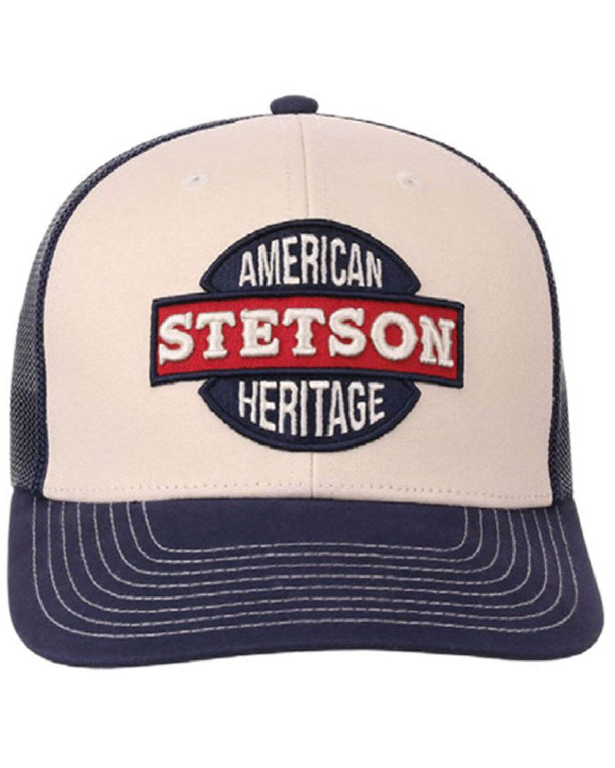 Stetson Men's American Heritage Ball Cap, Red/white/blue, hi-res