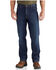 Image #1 - Carhartt Men's Full Swing Relaxed Fit Dungaree Work Jeans - Big, Dark Blue, hi-res