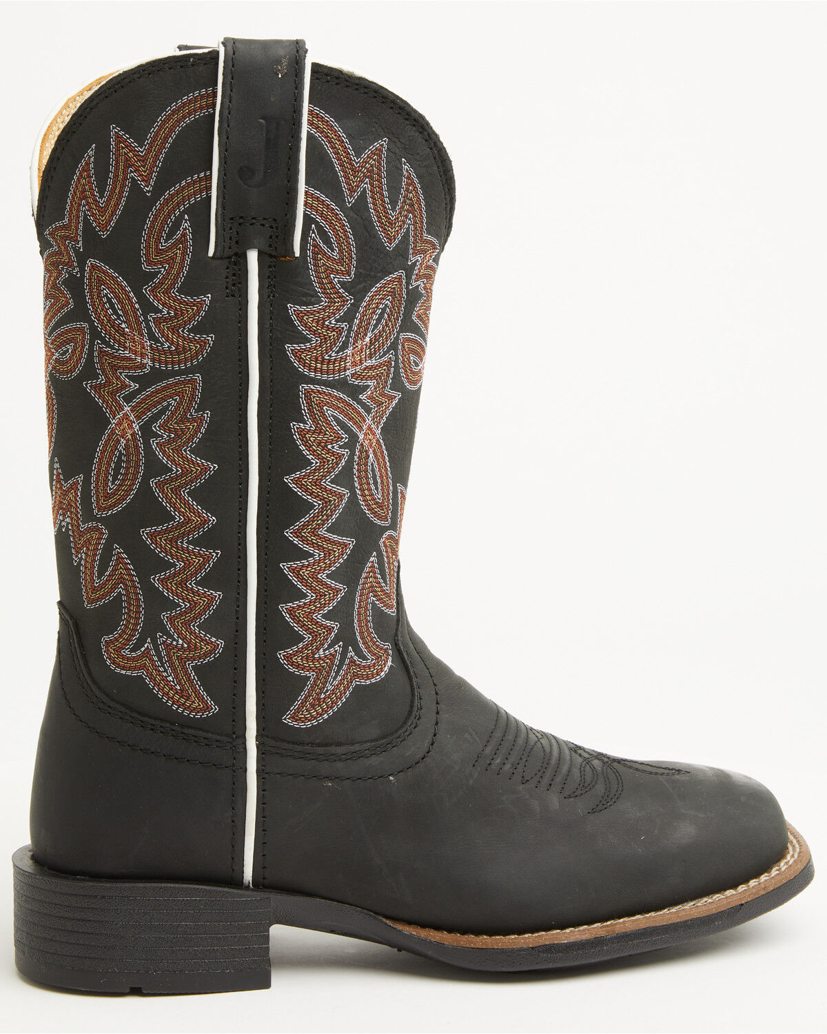 Image #2 - Justin Women's Ashtyn Performance Western Boots - Broad Square Toe, Black, hi-res