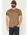 Image #2 - Grunt Style Men's 1776 Flag Short Sleeve Graphic T-Shirt, Olive, hi-res