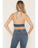 Image #6 - Cleo + Wolf Women's Cleo Medium Wash Denim Bralette, Medium Wash, hi-res