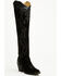 Image #1 - Idyllwind Women's Cordero Suede Tall Western Boots - Round Toe, Black, hi-res