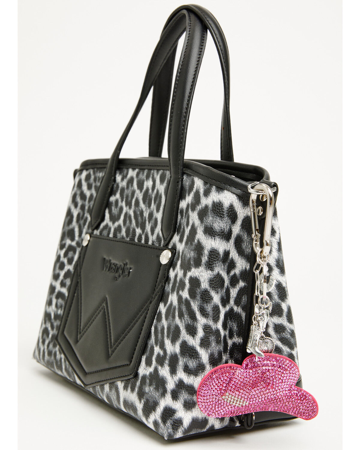 Image #1 - Shyanne Rhinestone Cowboy Hat Bag Charm, Pink, hi-res