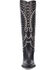 Image #6 - Dingo Women's Diamonds Forever Tall Western Boots - Round Toe, Black, hi-res