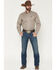 Image #1 - Cinch Men's Ian Dark Wash Slim Bootcut Stretch Denim Jeans, Indigo, hi-res
