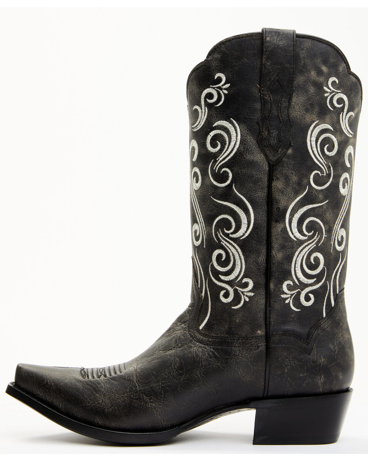 Image #3 - Moonshine Spirit&reg; Men's Clover Western Boots - Snip Toe, Black, hi-res