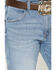 Image #2 - Wrangler Retro Men's Medium Wash Slim Bootcut Stretch Denim Jeans, Medium Wash, hi-res
