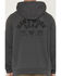 Image #4 - Hawx Men's Graphic Hooded Sweatshirt, Charcoal, hi-res