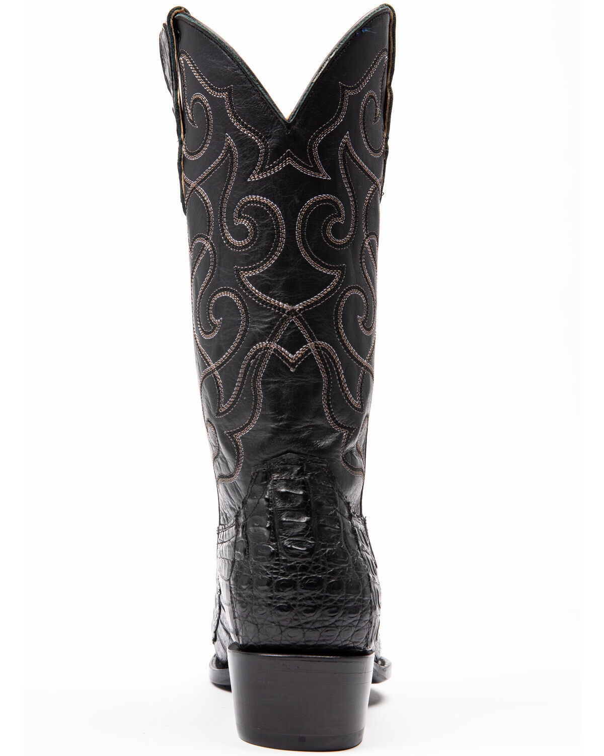 Image #5 - Moonshine Spirit&reg; Men's Rock City Fuscus Caiman Western Boots - Snip Toe, Black, hi-res