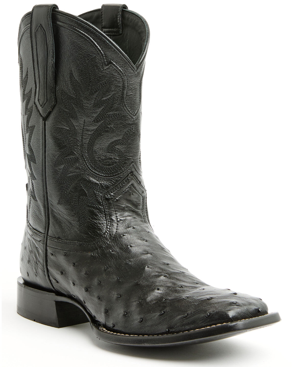 Cody James Black 1978&reg; Men's The Hayward Exotic Full Quill Ostrich Western Boots - Broad Square Toe, Black, hi-res