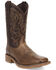 Image #1 - Laredo Men's Chisholm Performance Western Boots - Broad Square Toe, Brown, hi-res