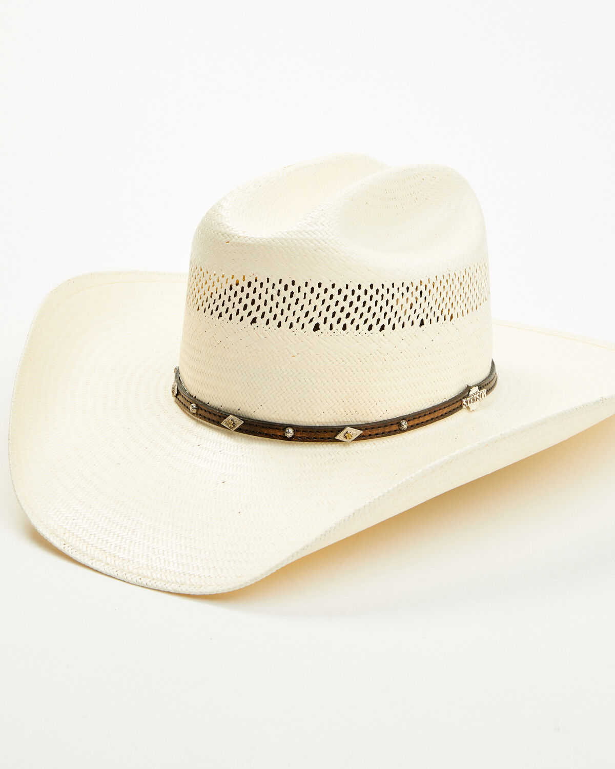 Stetson Lobo 10X Straw Cowboy Hat, Natural, hi-res